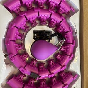 Purple Hula Hoop with Adjustable Resistance